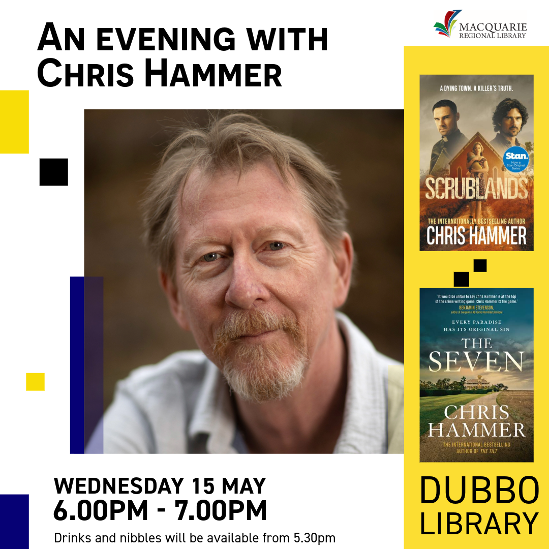 An evening with Chris Hammer @ Dubbo Library